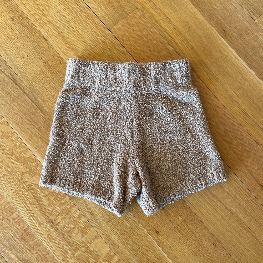 Skims Cozy Knit Short Size S/M Camel